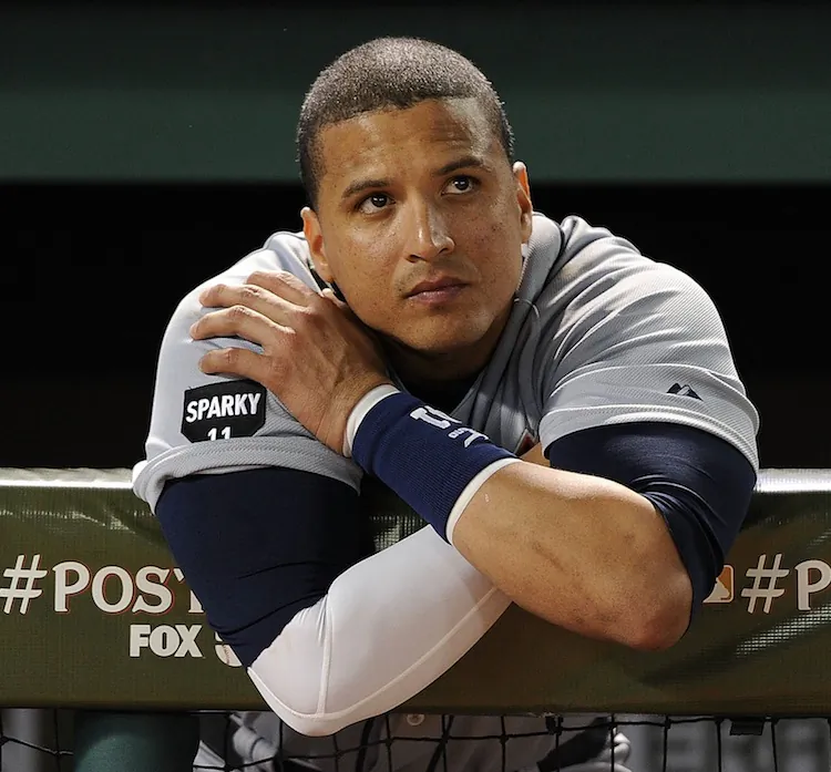 Victor Martinez will likely miss the 2012 season with a torn ACL he suffered during offseason drills. (Harry How/Getty Images)