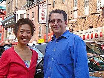 Mary Yee, President of the Chinatown Preservation Alliance (L) and Adam H. Cutler, Director of Public Health and Environmental Justice Clinic at The Public Interest Law Center of Philadelphia (R) celebrate the success of opposing Foxwood's move to Center City Philadelphia. (The Epoch Times) Mary Yee, President of the Chinatown Preservation Alliance (L) and Adam H. Cutler, Director of Public Health and Environmental Justice Clinic at The Public Interest Law Center of Philadelphia (R) celebrate the success of opposing Foxwood's move to Center City Philadelphia. (The Epoch Times)