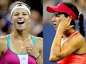 Christina McHale couldn't gain the upper hand in her straight-set defeat by Maria Kirilenko during Day Five of the 2011 US Open. (Matthew Stockman/Getty Images) Christina McHale couldn't gain the upper hand in her straight-set defeat by Maria Kirilenko during Day Five of the 2011 US Open. (Matthew Stockman/Getty Images)