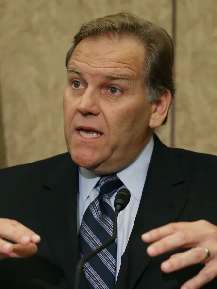 House Intelligence Committee Chairman Mike Rogers (R-MI), talks about Chinese security threats during a news conference on Capitol Hill, October 8, 2012 in Washington, DC. The Congressman talked about Huawei, a Chinese telecommunications equipment maker that members of the House Permanent Select Committee on Intelligence see as a threat to national security. (Mark Wilson/Getty Images)