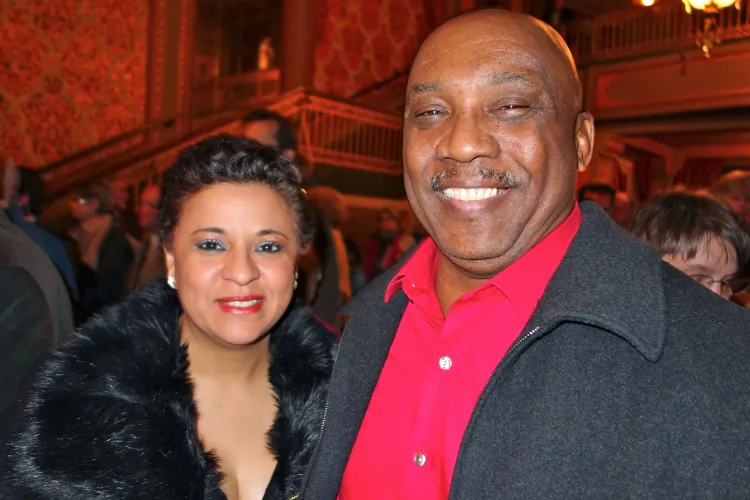 Mr. Donny Young and his wife, Mrs. Valeria Young at Shen Yun Performing Arts on Feb. 12 at the Tennessee Theater. (Mary Silver/The Epoch Times)