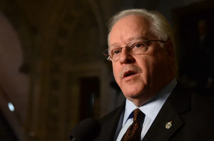 NDP pensions critic Wayne Marston said Pooled Registered Pension Plans are a step in the right direction but too shallow for the depth of Canada’s pension problems. (Matthew Little/The Epoch Times)