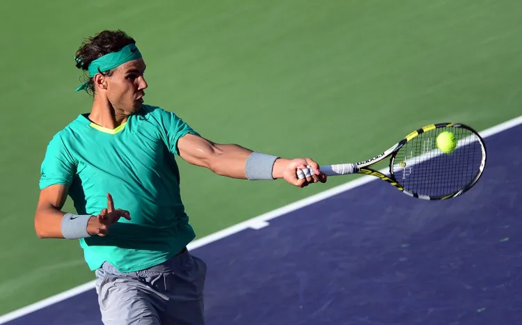 Spain’s Rafael Nadal won his record-breaking 22nd ATP World Tour Masters 1000 trophy when he won his third Indian Wells crown on Sunday. The win came as a culmination of his comeback from a seven-month layoff due to a left knee injury. Nadal defeated Argentina’s Juan Martin del Potro in three sets for the title. (Frederic J. Brown/AFP/Getty Images)