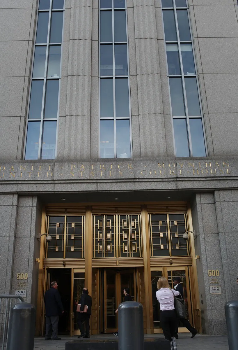 Osama bin Laden’s son-in-law is being charged in a New York City federal courtroom for conspiracy to kill U.S. citizens. This is a stock photo from 2010, when a terrorist with al Qaeda was tried in a federal court in Manhattan.(Spencer Platt/Getty Images)