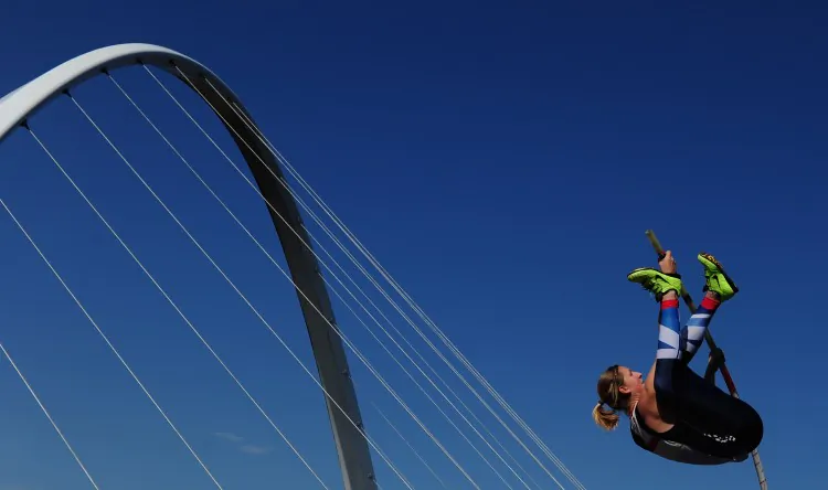 Great Britian's Holly Bleasdale. (Stu Forster/Getty Images)