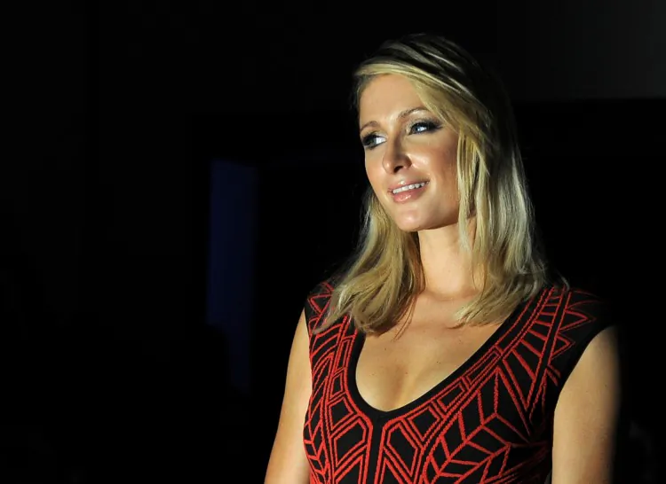 A stock photo of socialite Paris Hilton attending Mango fashion show at the Barcelona "Autumn-Winter 2013-2014" fashion week in Barcelona on Jan. 28, 2013. (Lluis Gene/AFP/Getty Images)
