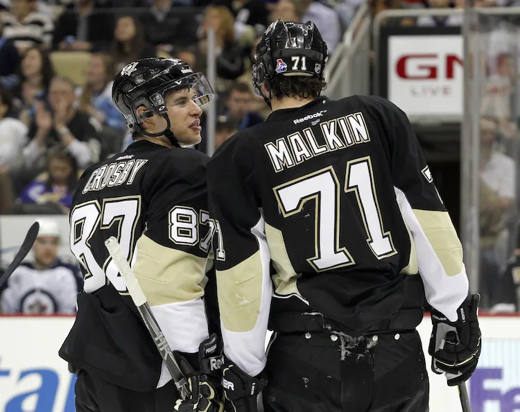 With the return of Sidney Crosby to aid Hart Trophy candidate Evgeni Malkin, the already-formidable Pittsburgh Penguins have become the NHL’s hottest team, threatening to take over first place in the Eastern Conference. (Justin K. Aller/Getty Images)