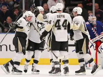 NHL: Red Hot Penguins Ease Past Rangers