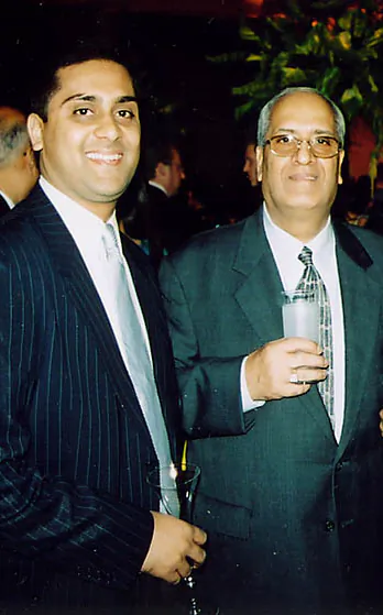 Suneet Kapoor (L) and his father Ramesh from Kapoor Galleries, Inc. (Courtesy of Suneet Kapoor)