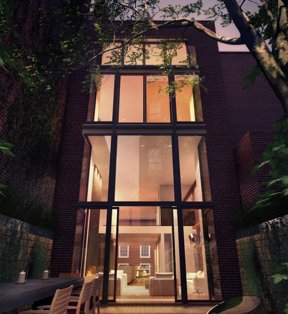 Rear Facade. (Courtesy of William Rainero)