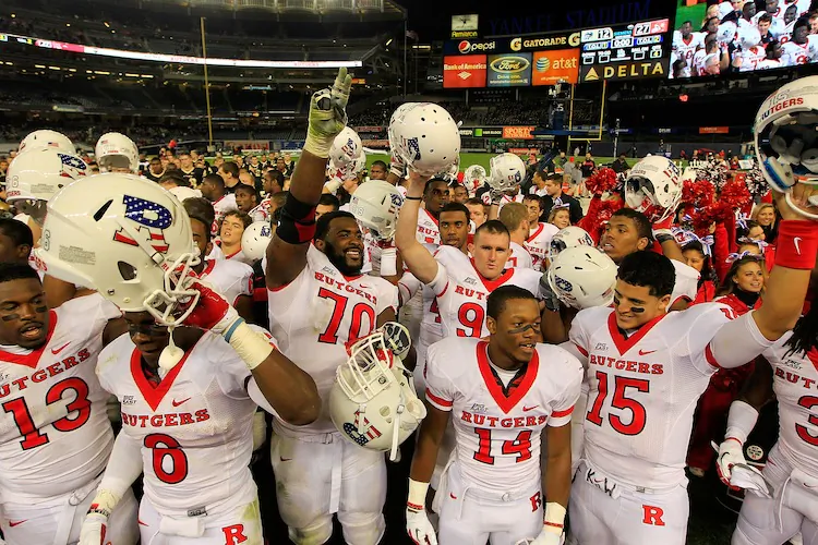 Rutgers will return to Yankee Stadium for the Pinstripe Bowl. (Chris Trotman/Getty Images)