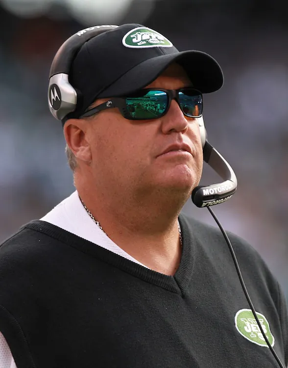Rex Ryan was fined by the NFL. (Nick Laham/Getty Images)