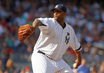 CC Sabathia pitched a one-hitter against the Oakland Athletics to cap off a four-game series sweep by the Yankees on Thursday. ( Mike Stobe/Getty Images)