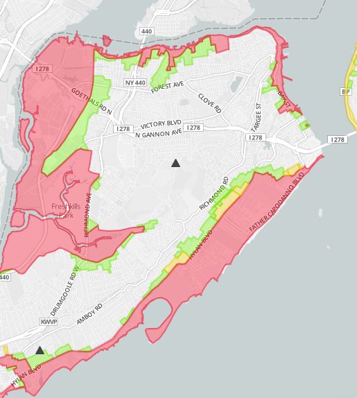 Staten Island Flood Zones Sandy Bringing Long Term Pain To Staten Islanders