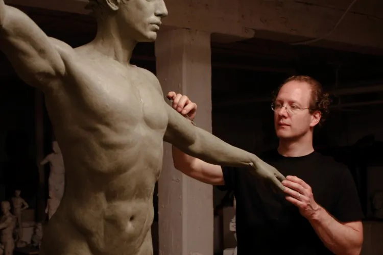 Sabin Howard, “Apollo” and “Aphrodite,” bronze. (Courtesy of the artist)