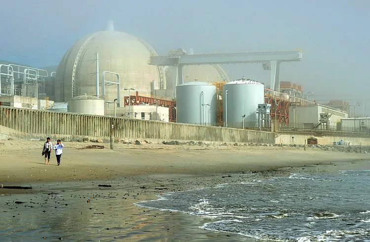 The San Onofre Nuclear Power Plant in north San Diego County, which provides much of Southern California its power, is seen in this March 2011 photo. California Sen. Barbara Boxer expressed concern over the plant's safety at a Senate committee hearing this week. (Mark Ralston/AFP/Getty Images)