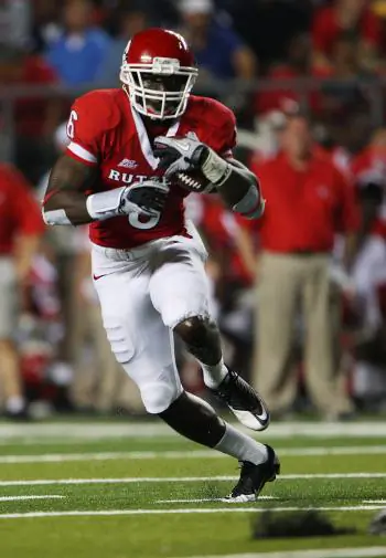 Rutgers' Mohamed Sanu brought the Scarlet Knights to within three points of the Tulane Green Wave on Saturday with a big touchdown. (Andrew Burton/Getty Images)