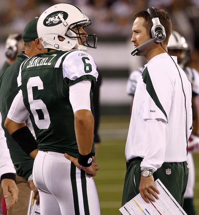 Brian Schottenheimer will call plays for the Rams next season. (Jeff Zelevansky/Getty Images)