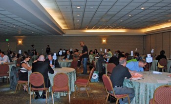 Face-to-face meetings between business owners and government at the American Express OPEN event, looking for solutions and work for everyone. (Courtesy of AMEX) Face-to-face meetings between business owners and government at the American Express OPEN event, looking for solutions and work for everyone. (Courtesy of AMEX)