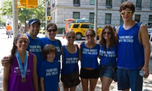 In Triathlon, Support From Family, Friends, and Volunteers