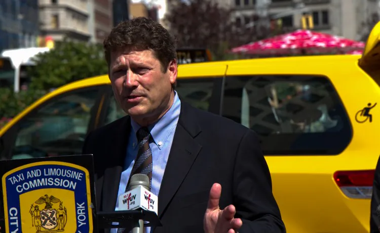 A screenshot of the mobile phone application Wheels on Wheels, or WOW Taxi, available for disabled New Yorkers for free from the iTunes online app store. (The Epoch Times)