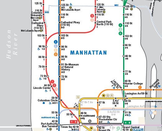 Partial subway service that will have been restored as of 6 a.m. Thursday, including the lines that are filled in on this portion of the MTA map. In Manhattan, no lines are operating south of 34th Street. All crossings from Manhattan into Brooklyn and Queens are not running, except for the F and N lines. See a full map here. UPDATED: See what lines are running on Nov. 2nd here. (Courtesy of MTA)