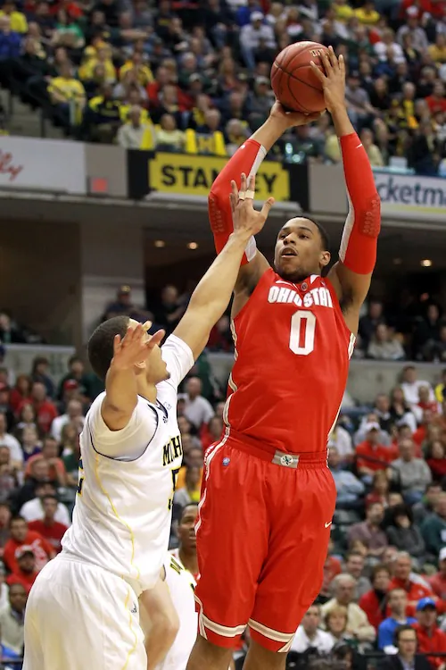 Jared Sullinger (R) was an All-American each of his last two seasons. (Andy Lyons/Getty Images)