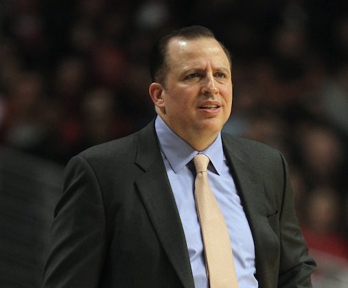 Bulls coach Tom Thibodeau has won 112 games in two seasons with Chicago. (Jonathan Daniel/Getty Images)
