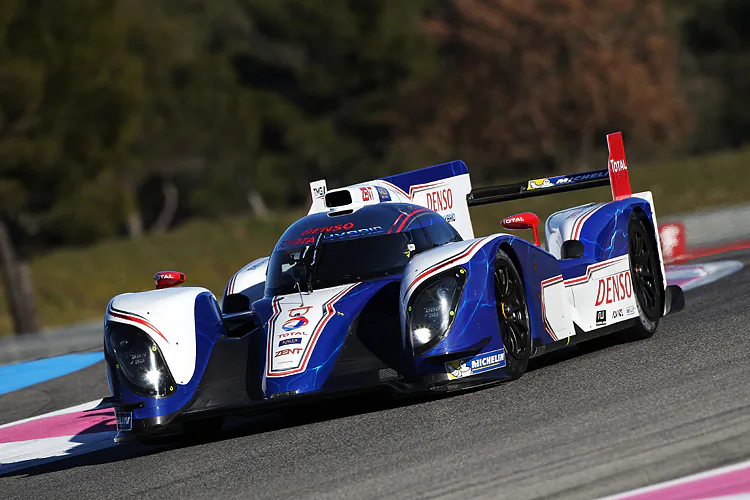 Toyota’s new TS030 at its roll-out. (Toyota Motorsports)