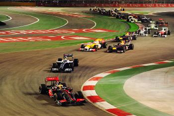 Singapore was hot, humid, twisty, and bumpy, much like the remaining three circuits. (Getty Images) Singapore was hot, humid, twisty, and bumpy, much like the remaining three circuits. (Getty Images)