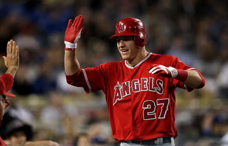 Rookie of the Year Mike Trout may also be named MVP. (Stephen Dunn/Getty Images)