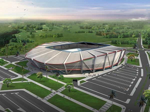  A computer simulation of the finished 25,000 capacity athletics stadium in Mersin (Press Handout)