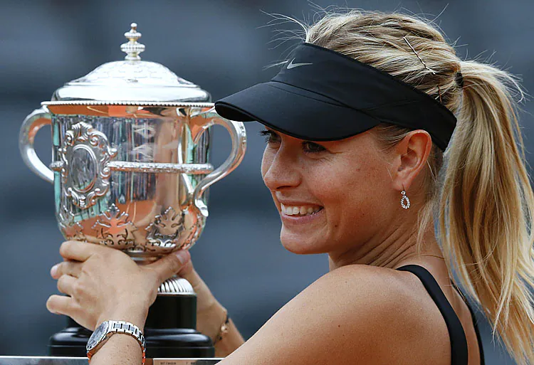 Sara Errani made Sharapova work for every point right down to the final game of the match, where the 25-year-old Italian fought off multiple match points before finally succumbing. (Pascal Guyot/AFP/GettyImages)