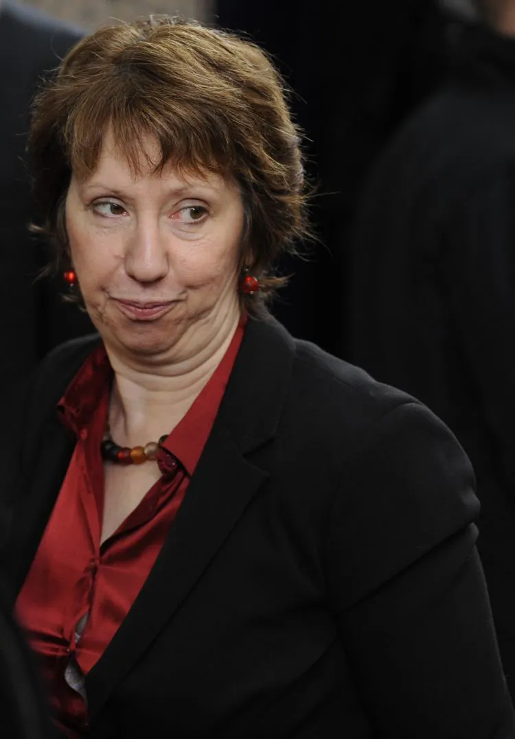 File photo of EU foreign policy chief Catherine Ashton. Ashton on Tuesday offered to renew talks with Iran over its nuclear program. (Jean-Christophe Verhaegen/AFP/Getty Images)