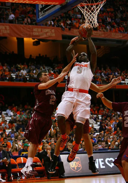 Syracuse guard Dion Waiters put up 22 points at N.C. State on Saturday in the win. (Nate Shron/Getty Images)