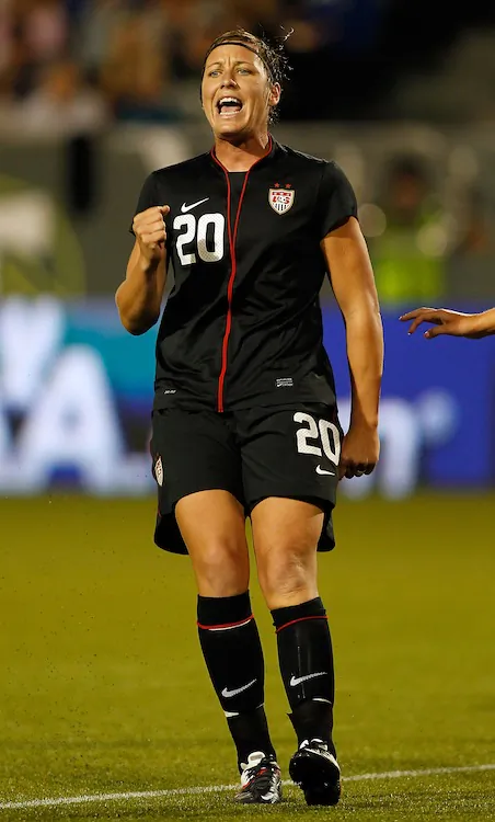 Abby Wambach was named the top female athlete Tuesday. (Jonathan Ferrey/Getty Images)