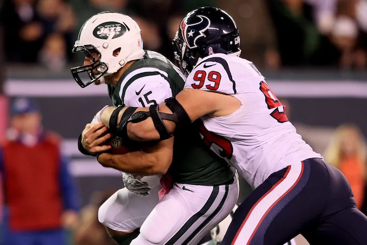 J.J. Watt and the Houston Texans may be the best in the NFL. (Alex Trautwig/Getty Images)