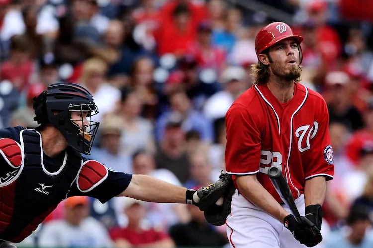 Werth hit a disappointing .232 this past season for the Nationals. The 32-year old is owed in excess of $100 million over the next 6 years. (Patrick Smith/Getty Images)