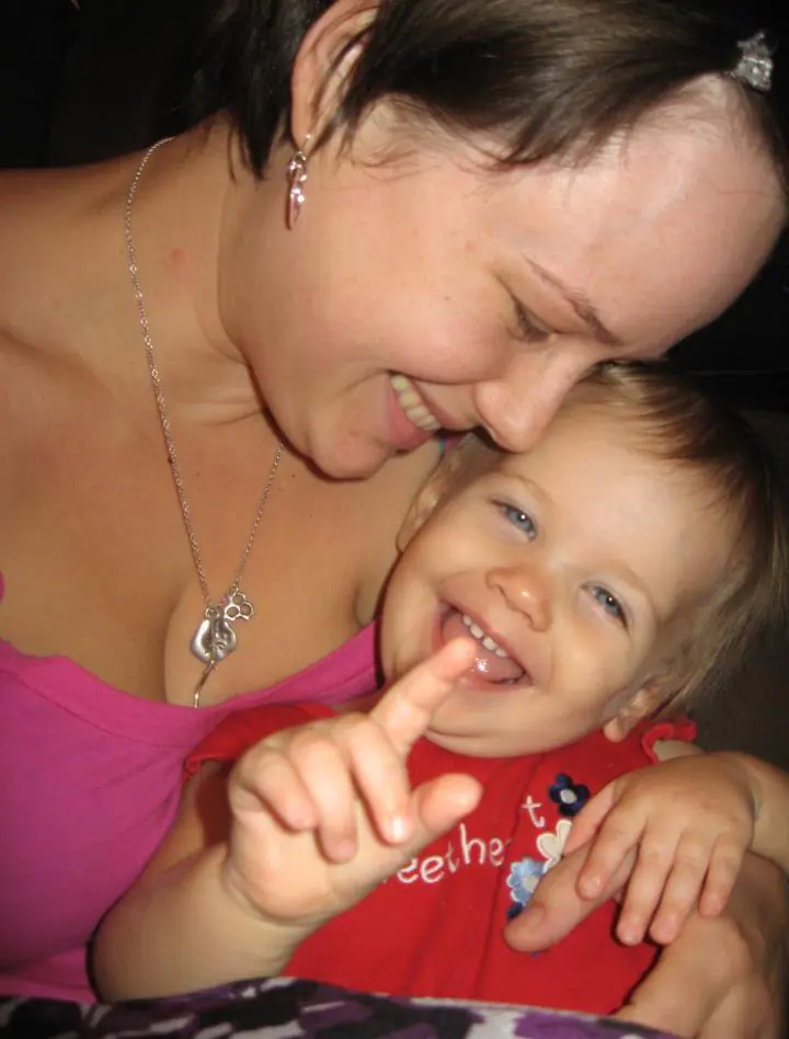 With my youngest daughter, Allegra.