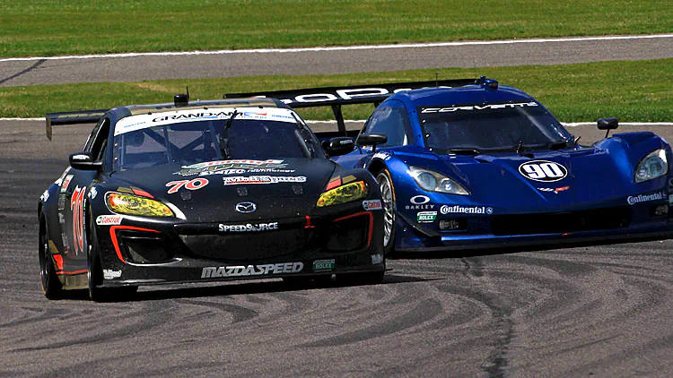 The Continental Tire Sports Car Challenge offers large, diverse fields and very competitive racing. (Grandam.com)