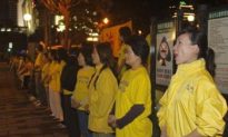 Falun Gong Practitioners Appeal During Chinese Envoy’s Visit to Taiwan