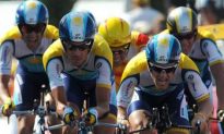 Astana Wins Time Trial, Cancellara Keeps Yellow Jersey