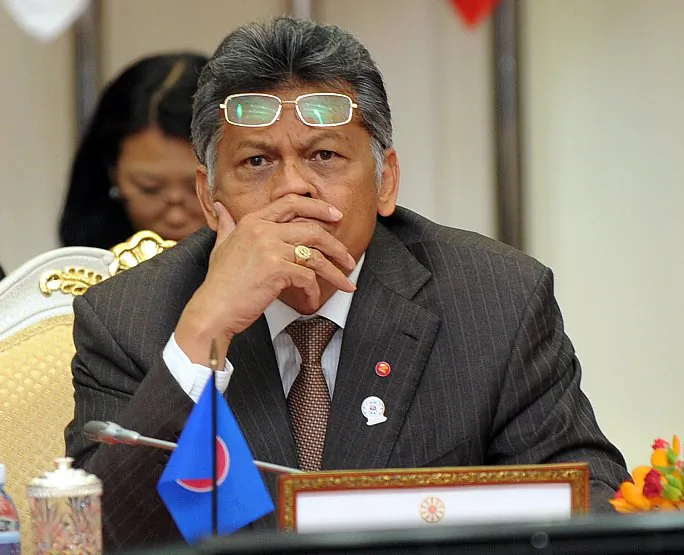 ASEAN Secretary-General Surin Pitsuwan looks on during the ASEAN-Canada ministerial meeting at the Peace Palace in Phnom Penh on July 11. (Tang Cchin Sothy/AFP/GettyImages)