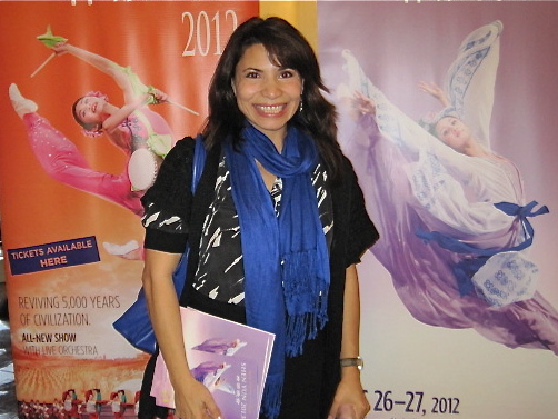 Author and playwright Laura De Anda enjoyed Shen Yun Performing Arts at the California Center for the Arts, Escondido on Dec. 29. (Jane Yang/The Epoch Times)