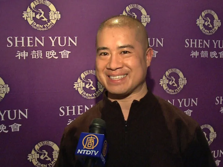 Ben Hum, President of the Toronto Chapter of the North American Association of Asian Professionals (NAAAP), was happy to see Shen Yun inspire an appreciation for Chinese culture. He attended the Saturday matinee performance at the Sony Centre on Jan. 19, 2013. (Courtesy of NTD Television)