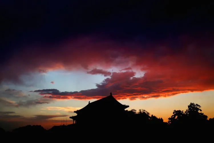 The Tiananmen Gate is seen under the sunset on June 9, 2012 in Beijing, China. (Photo by Feng Li/Getty Images)