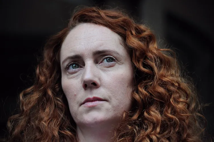 Rebekah Brooks, former Chief Executive of News International, addresses the media outside a lawyer's office in London, on May 15. (Carl Court/AFP/GettyImages)