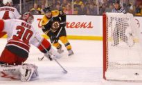 Bruins Blank Hurricanes 4—0