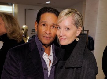 Media personality Bryant Gumbal and Hilary Quinlan at Saks Fifth Avenue in New York City. Gumbal announced that he was battling lung cancer. (Jemal Countess/Getty Images for Saks Fifth Avenue)