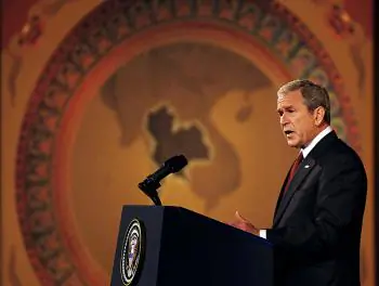 Bush Chides China for Human Rights Abuses